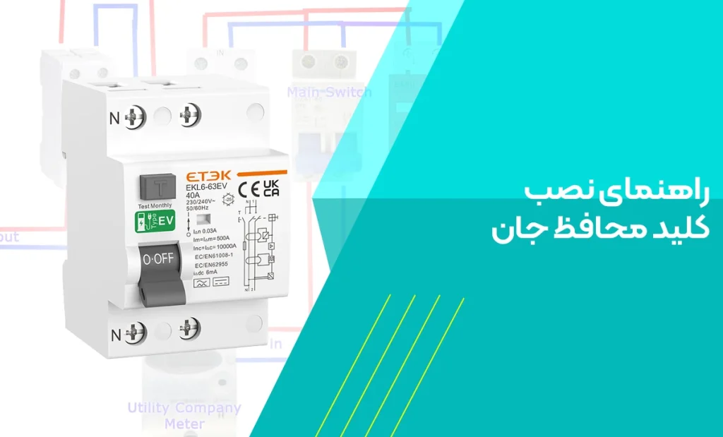 راهنمای نصب کلید محافظ جان